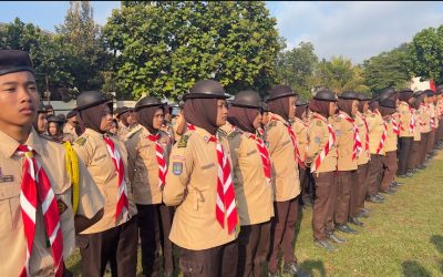 Sinergi Ketarunaan dan Swasembada Pangan: SMKN 1 Cangkringan Gelar Upacara Hari Pramuka ke-65
